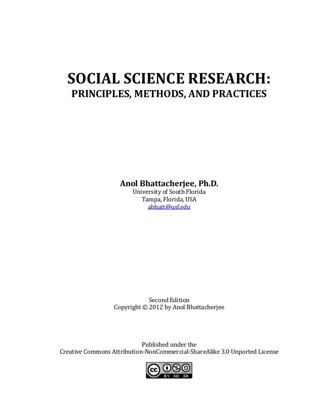 social science research principles methods and Social science research: principles, methods, and practices by anol bhattacherjee. social science research principles methods and Social science research: principles, methods, and practices by anol bhattacherjee.