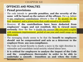 Social Security Code of Indian Labor Codes .pptx