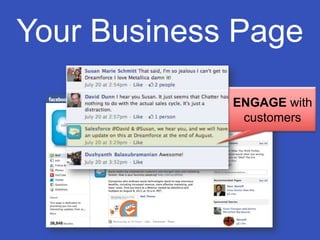 Your Business PageENGAGE with customers