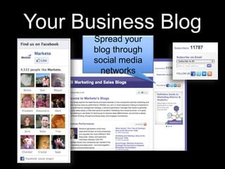 Your Business BlogSpread your blog through social media networks