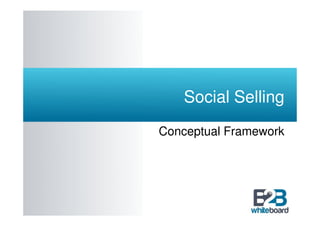Social Selling
Conceptual Framework
 