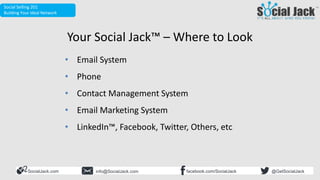 Social Selling FT 201 - Social Teaming Network Building - Social Jack 2019 - Group F - general
