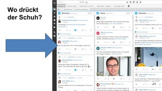 Wo drückt
der Schuh?
73
 