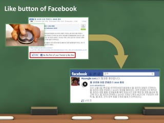 Like button of Facebook