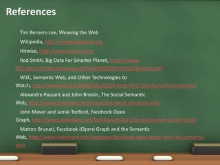 Example of Open Graph Protocol<html xmlns:og="http://opengraphprotocol.org/schema/" xmlns:fb="http://www.facebook.com/2008/fbml">    <head>        <meta property="og:url" content="http://www.imdb.com/title/tt1285016/" />        <meta property='og:image' content='http://ia.media-imdb.com/…140_.jpg'>        <meta property='og:type' content='movie' />        <meta property='fb:app_id' content='115109575169727' />        <meta property='og:title' content='The Social Network (2010)' />        <meta property='og:site_name' content='IMDb' />...