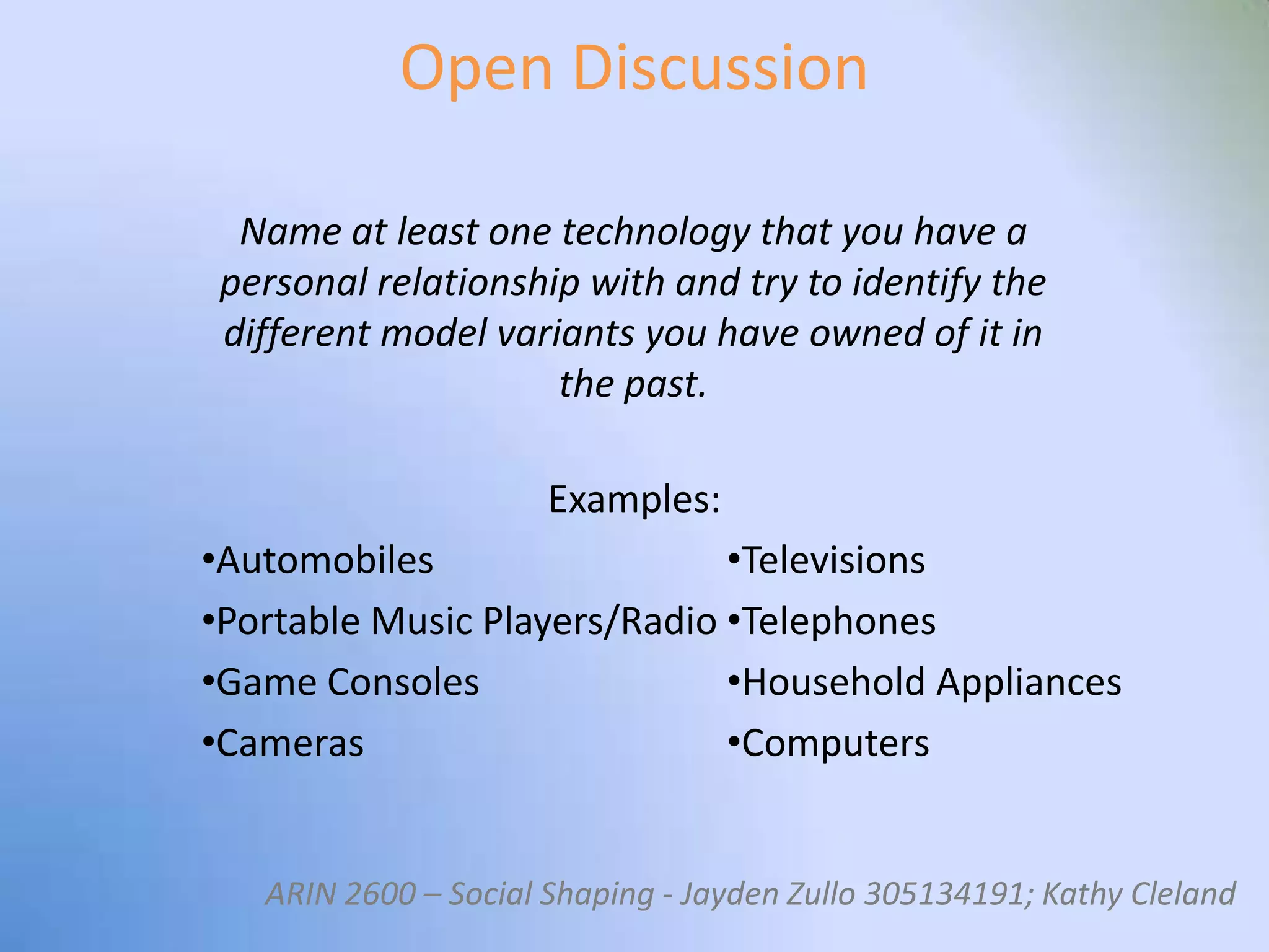 Social Shaping Of Technology