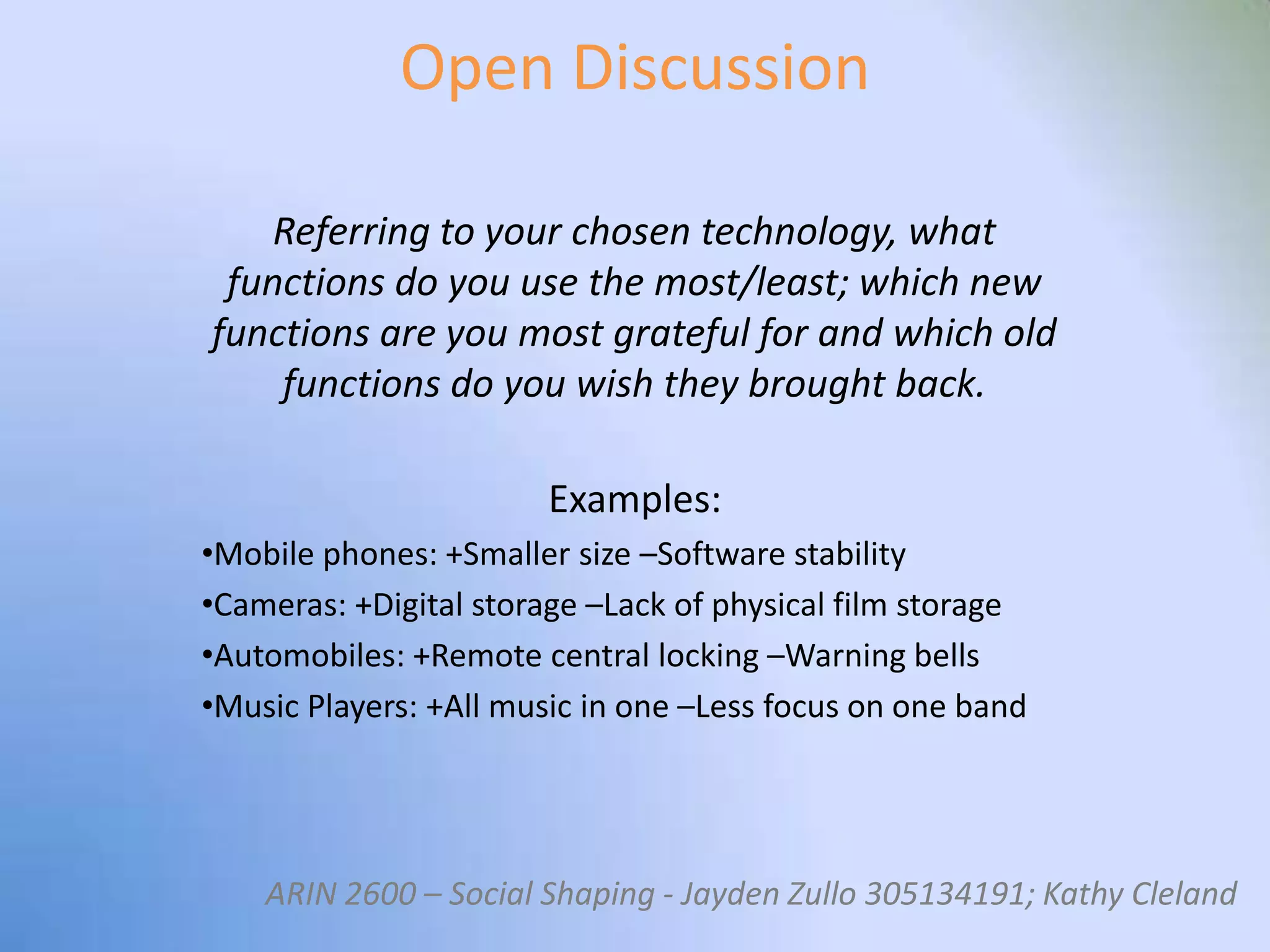 Social Shaping Of Technology