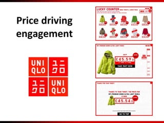 Price driving
engagement
 