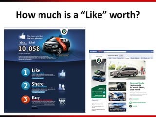 How much is a “Like” worth?
 