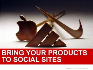 BRING YOUR PRODUCTS TO SOCIAL SITES