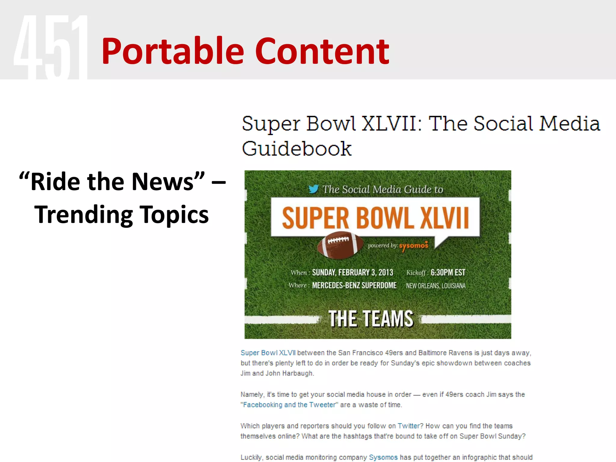 Portable Content


“Ride the News” –
 Trending Topics
 