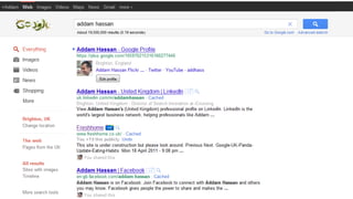 Social Signals
Influencing    ABOUT ME
Search Results




   5
 