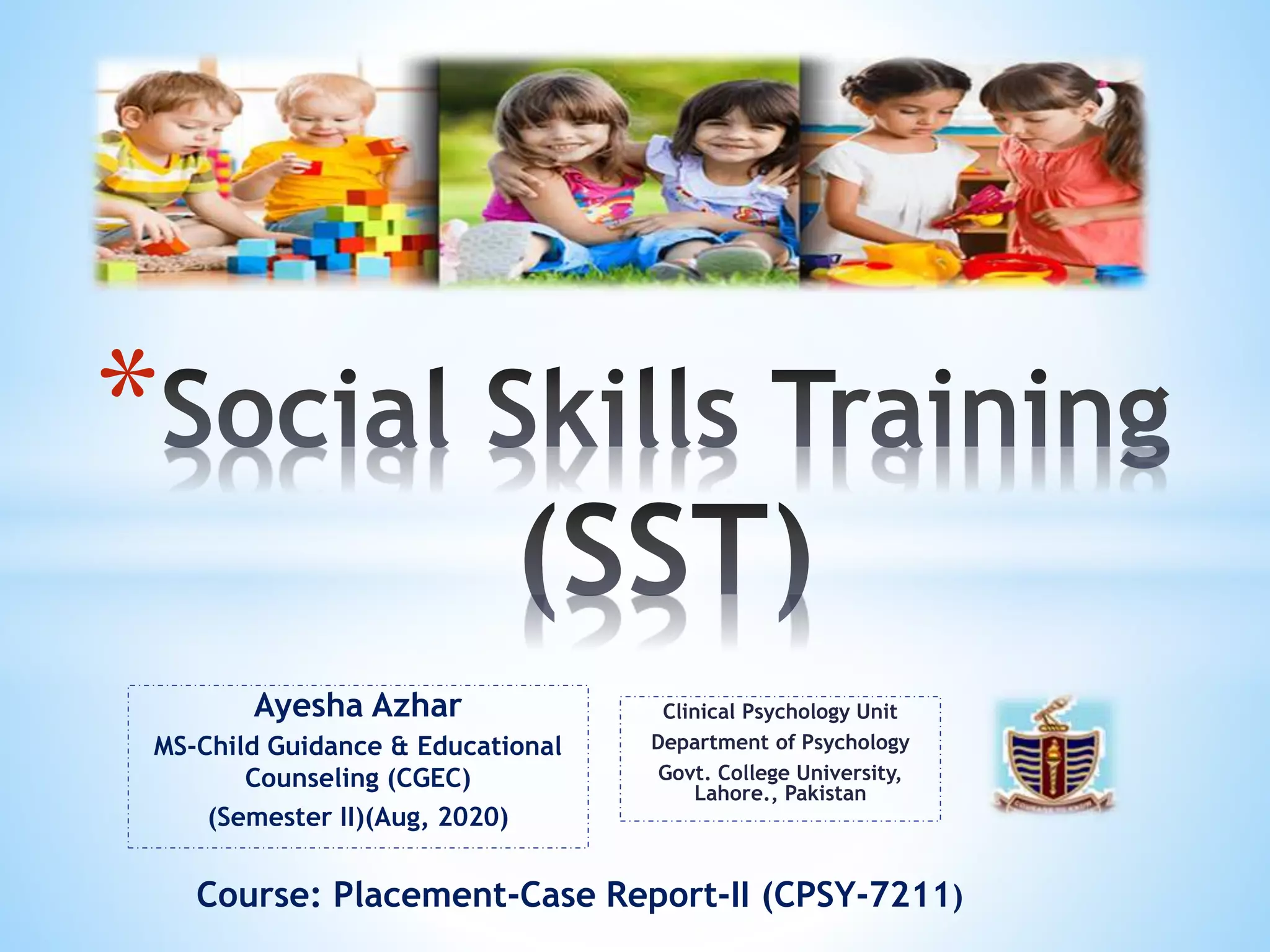 Social skills training sst for students pptx parenting babies and