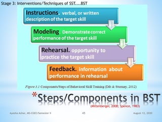 Social Skills Training (SST) for Students | PPTX