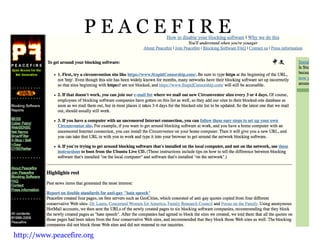 P E A C E F I R E
http://www.peacefire.org
 