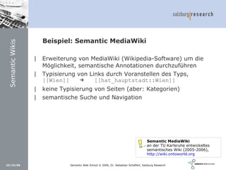 Social Software und Web 2.0: Semantic Wikis, Social Tagging und eLearning 2.0