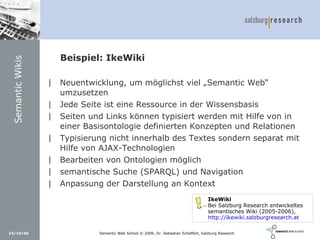 Social Software und Web 2.0: Semantic Wikis, Social Tagging und eLearning 2.0