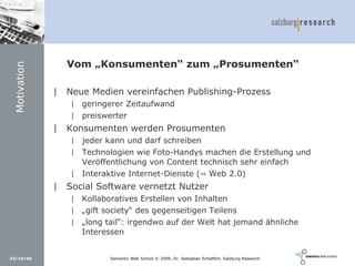 Social Software und Web 2.0: Semantic Wikis, Social Tagging und eLearning 2.0