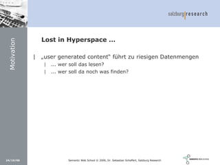 Social Software und Web 2.0: Semantic Wikis, Social Tagging und eLearning 2.0