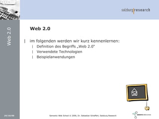 Social Software und Web 2.0: Semantic Wikis, Social Tagging und eLearning 2.0