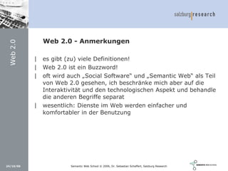 Social Software und Web 2.0: Semantic Wikis, Social Tagging und eLearning 2.0