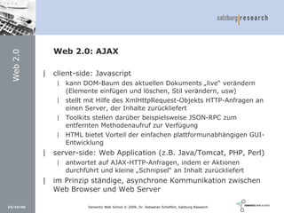 Social Software und Web 2.0: Semantic Wikis, Social Tagging und eLearning 2.0