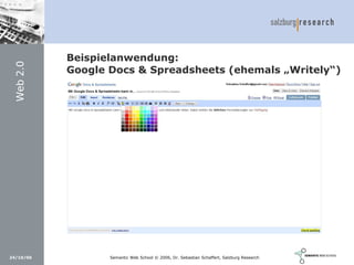 Social Software und Web 2.0: Semantic Wikis, Social Tagging und eLearning 2.0