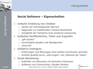 Social Software und Web 2.0: Semantic Wikis, Social Tagging und eLearning 2.0