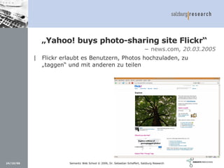 Social Software und Web 2.0: Semantic Wikis, Social Tagging und eLearning 2.0