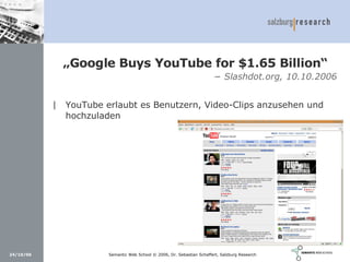 Social Software und Web 2.0: Semantic Wikis, Social Tagging und eLearning 2.0