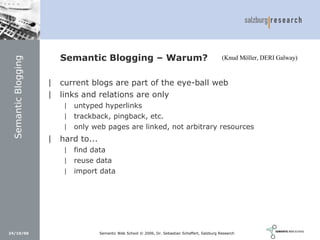 Social Software und Web 2.0: Semantic Wikis, Social Tagging und eLearning 2.0
