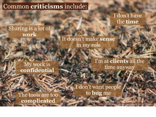 Common criticisms include:
                                                   I don't have
                               ...