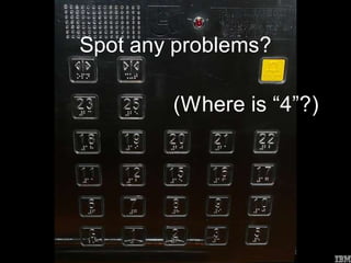 Spot any problems?

             (Where is “4”?)




       Chris Sparshott
 