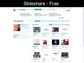 Slideshare - Free




       Chris Sparshott
 