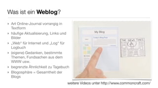 3 Mythen über Weblogs
2. Der Mythos von der Gegenöffentlichkeit.
  ‣ „Weblogs machen jeden zum Journalisten.“
 