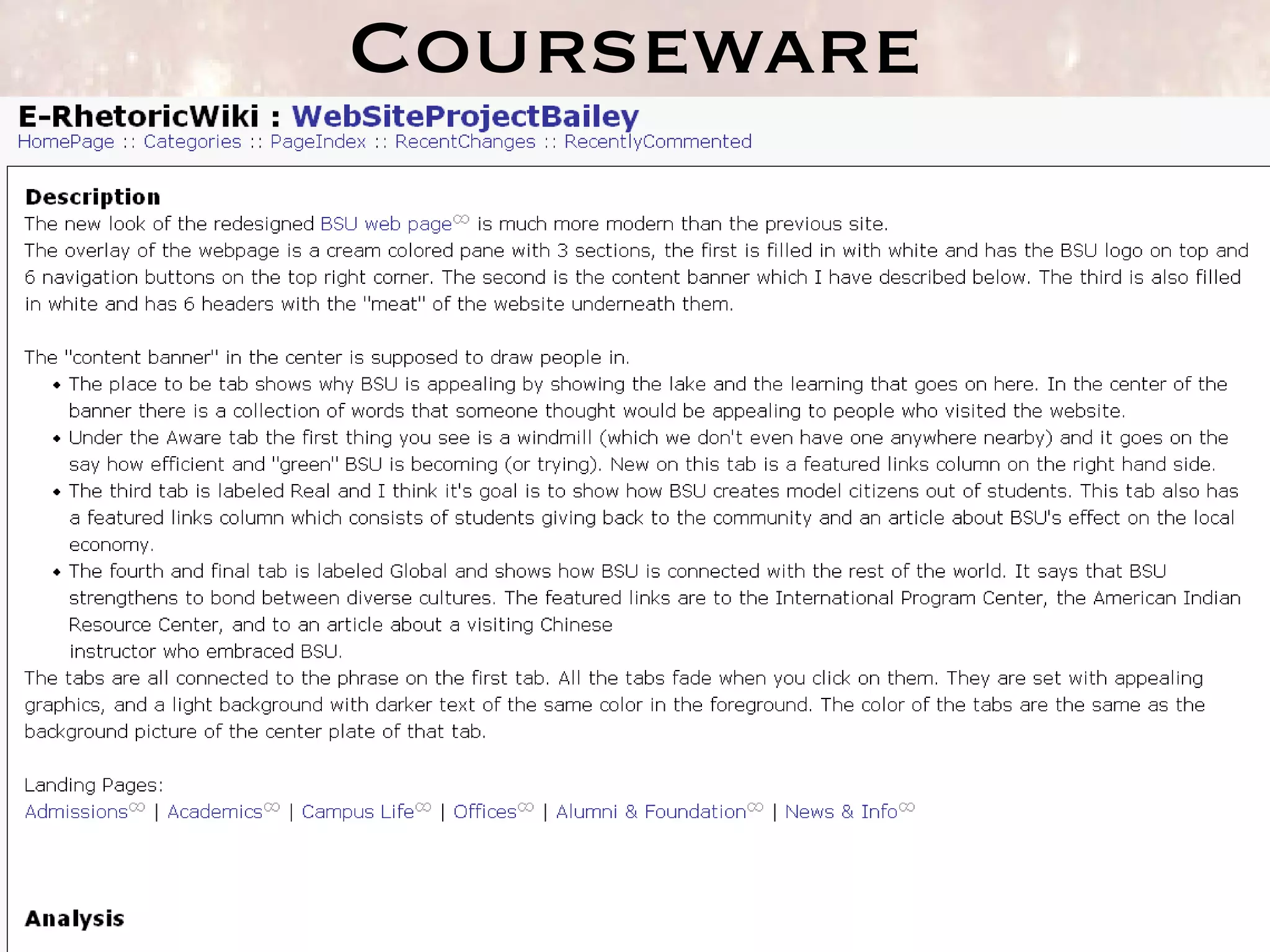 Courseware 
