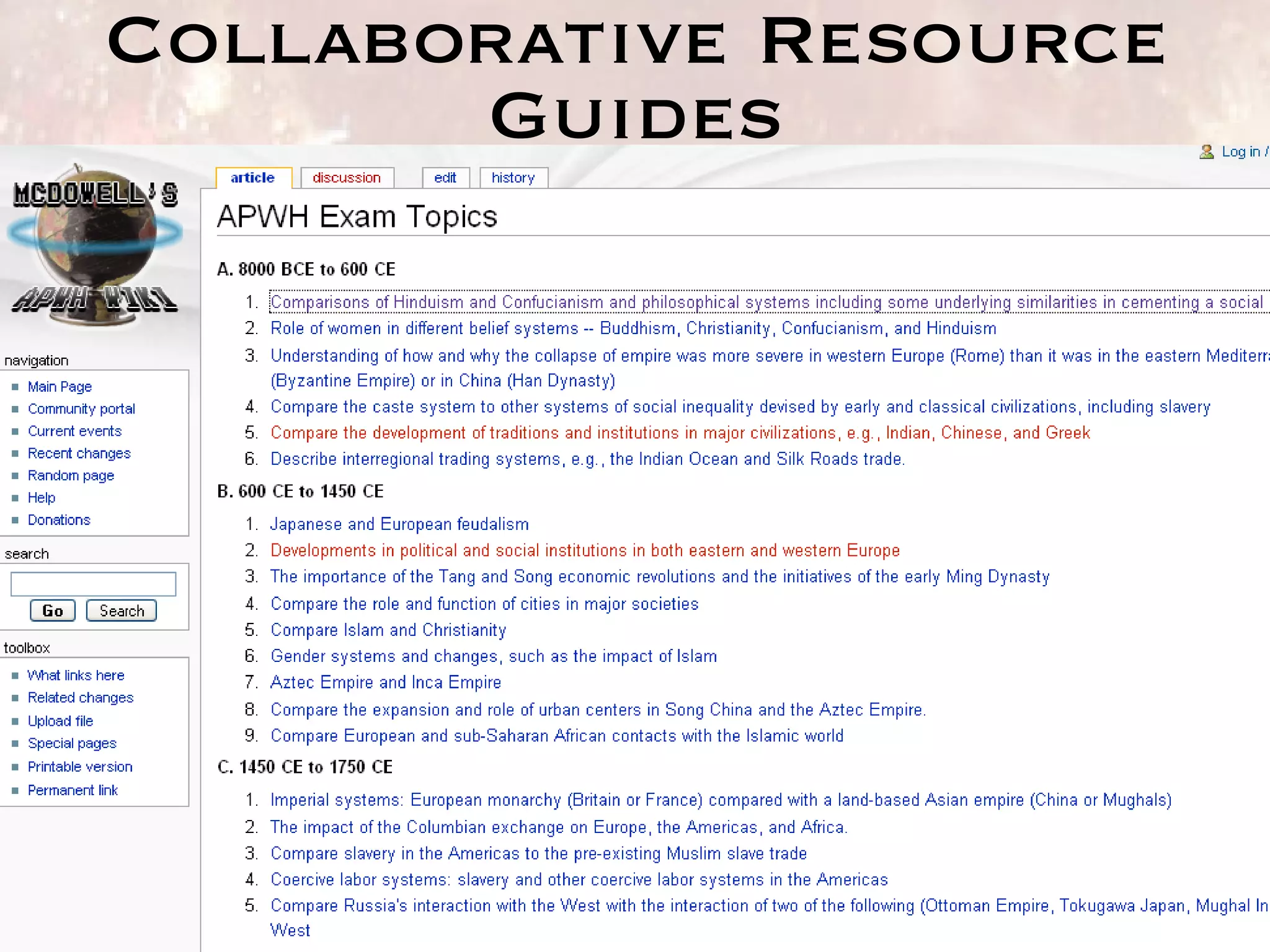 Collaborative Resource Guides 