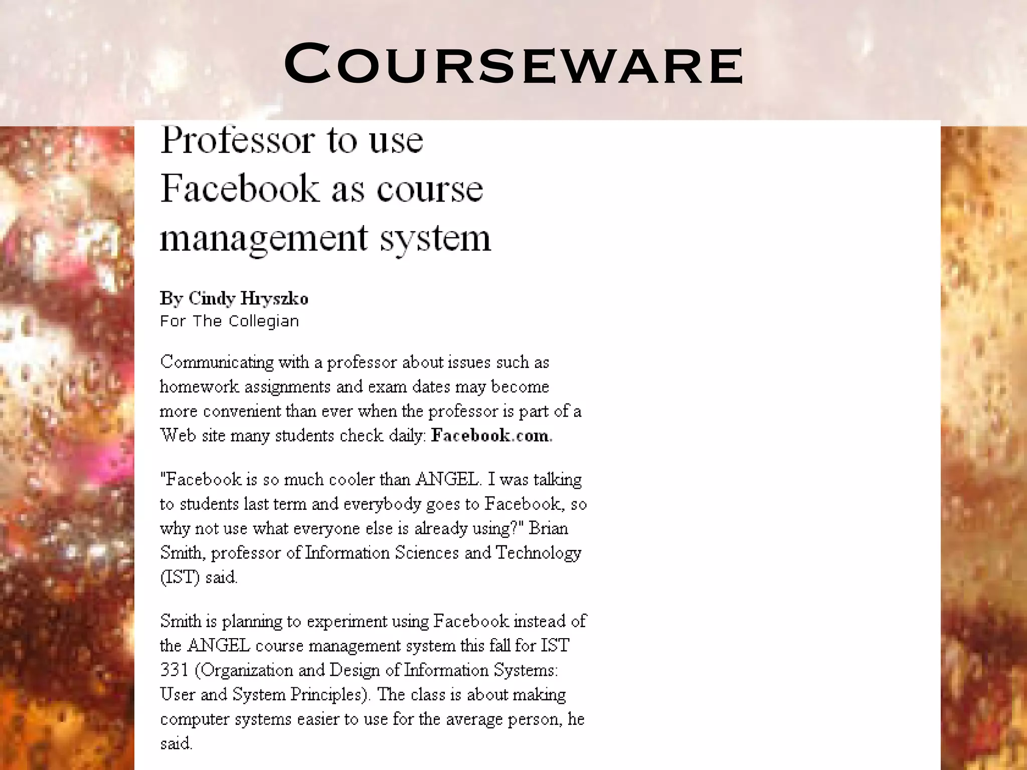 Courseware 