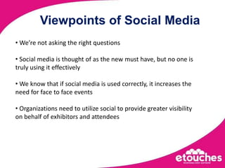 Photo archive of event7) SlideShareArchive presentations