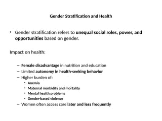 Female Stratification Social stratification and health inequalities.pptx