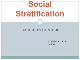 Social statification | PPTX