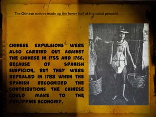 4. Peninsulares, Spaniards who are born in Spain and took roles in the Philippines