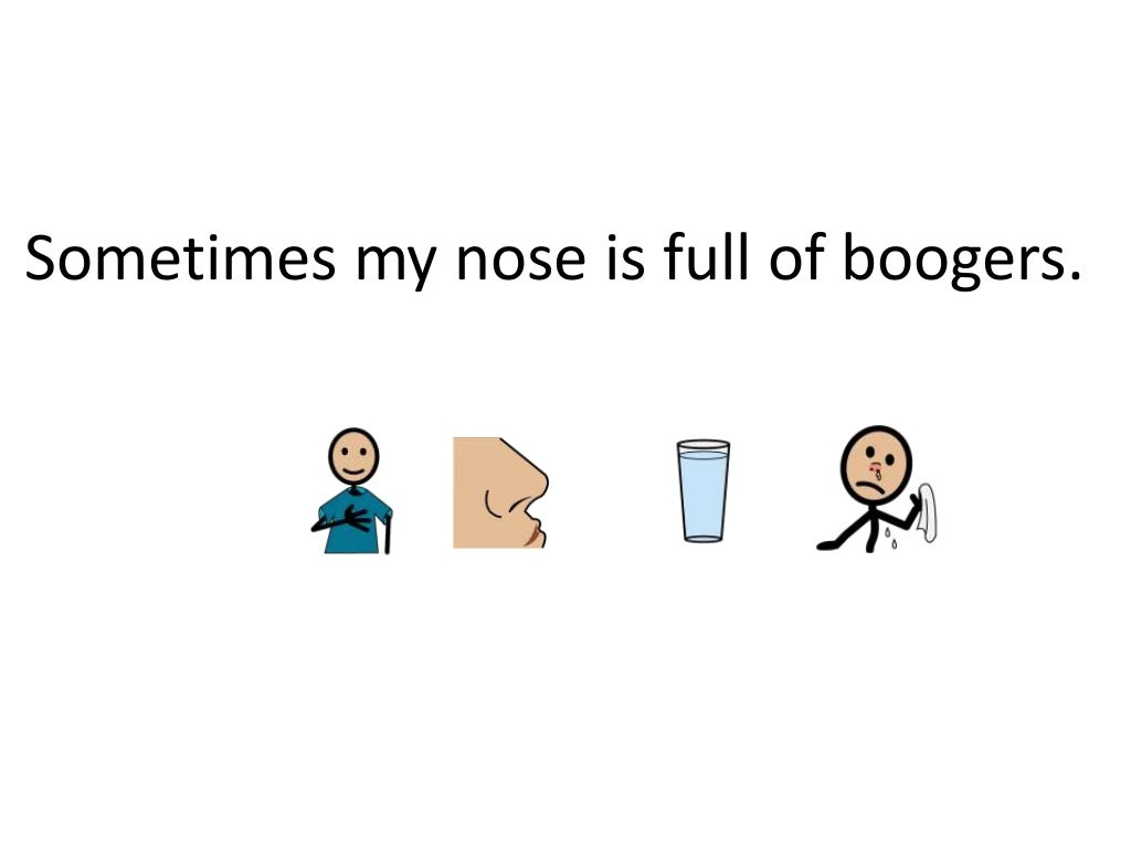 Do Not Pick Your Nose Social Story