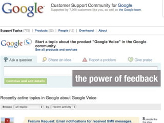 the power of feedback
 