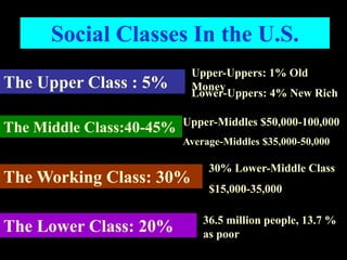 Social stratification - class notes from Dr. Xena LCH | PPTX