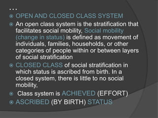 Social stratification | PPTX