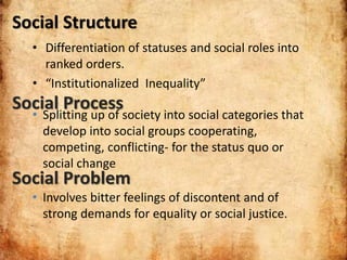 SOCIAL STRATIFICATION | PPTX