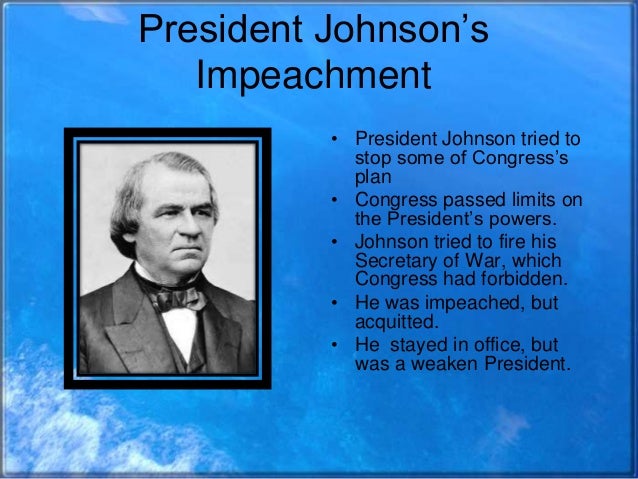 Image result for impeach president johnson