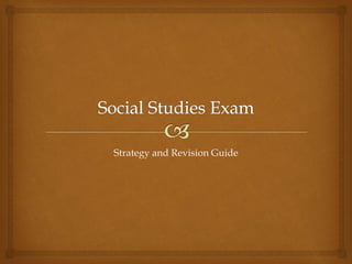 Strategy and Revision Guide
 