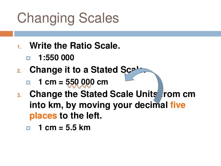 Geography Skills: Scale A Map Has A Scale Of 3 Cm 18 Km